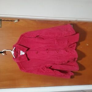 The Territory Ahead Vintage red corduroy shirt jacket shacket size XL